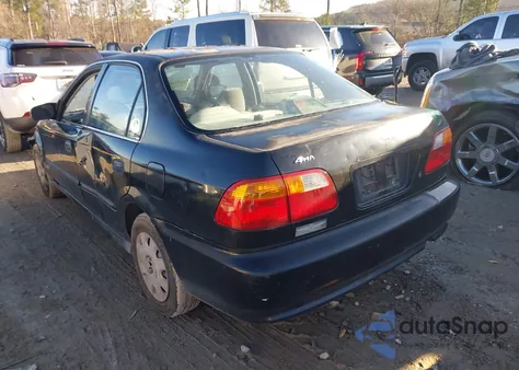 2000 Honda Civic Lx z USA, uszkodzony, nr VIN JHMEJ6671YS006964